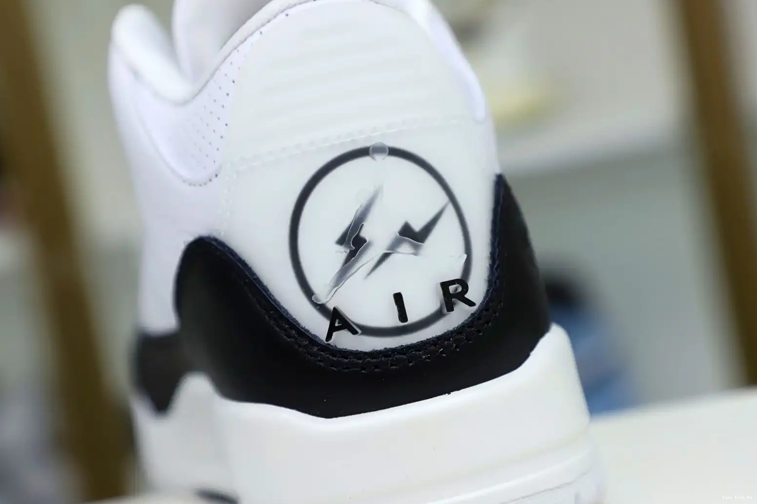 'WHITE' JORDAN DESIGN FRAGMENT RETRO 3 X AIR SP Kimikick 0703